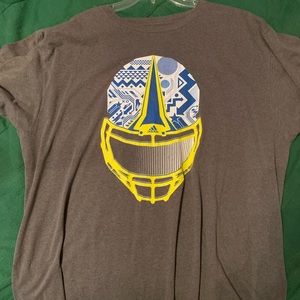 Adidas helmet T-shirt